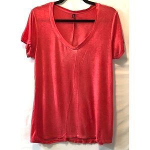 Massini Coral/Pinkish V-Neck